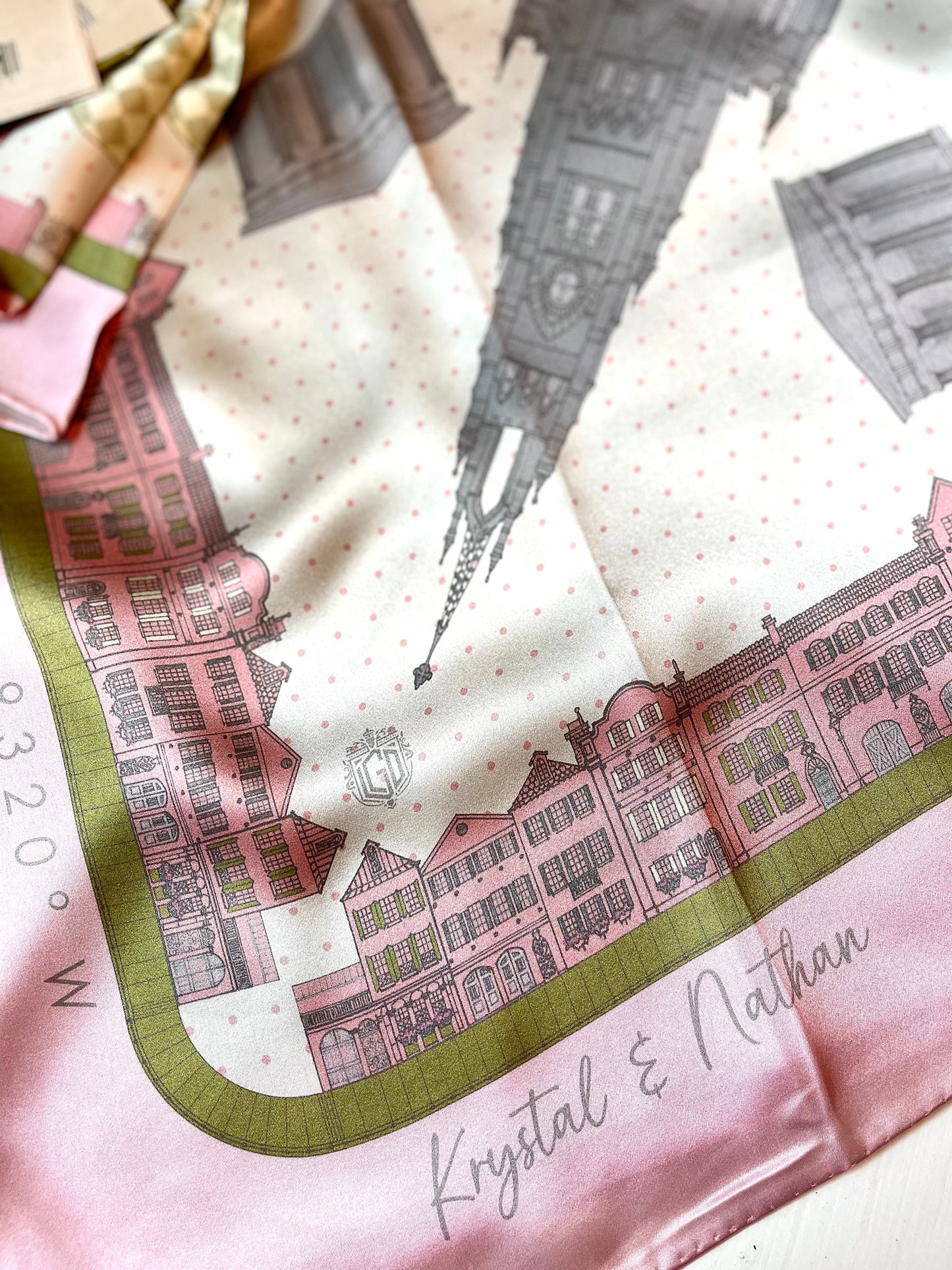 Customized Charleston Silk Scarf