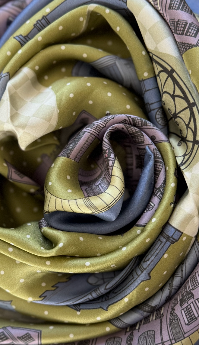 Charleston Silk Pocket Square