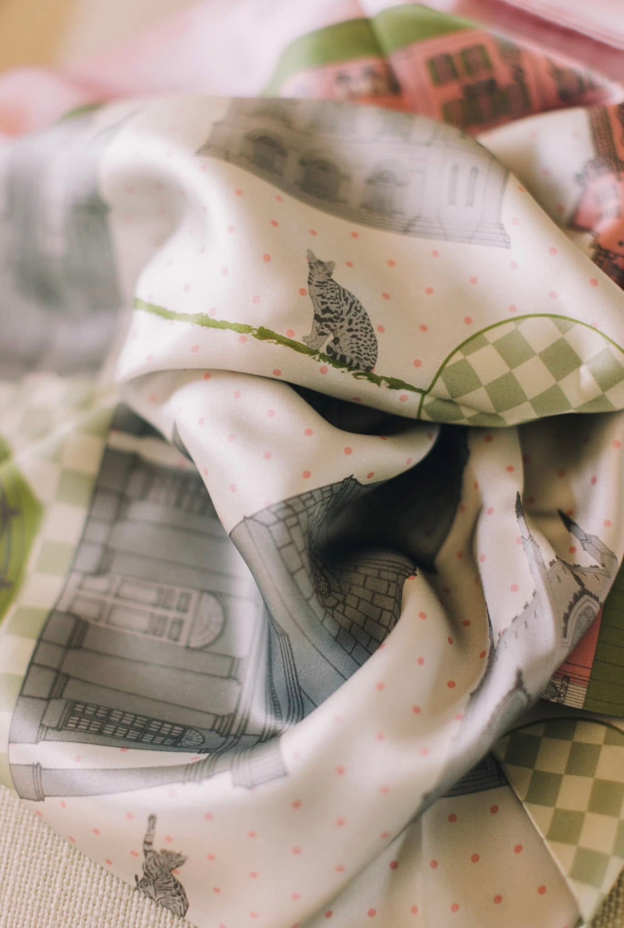 Customized Charleston Silk Scarf
