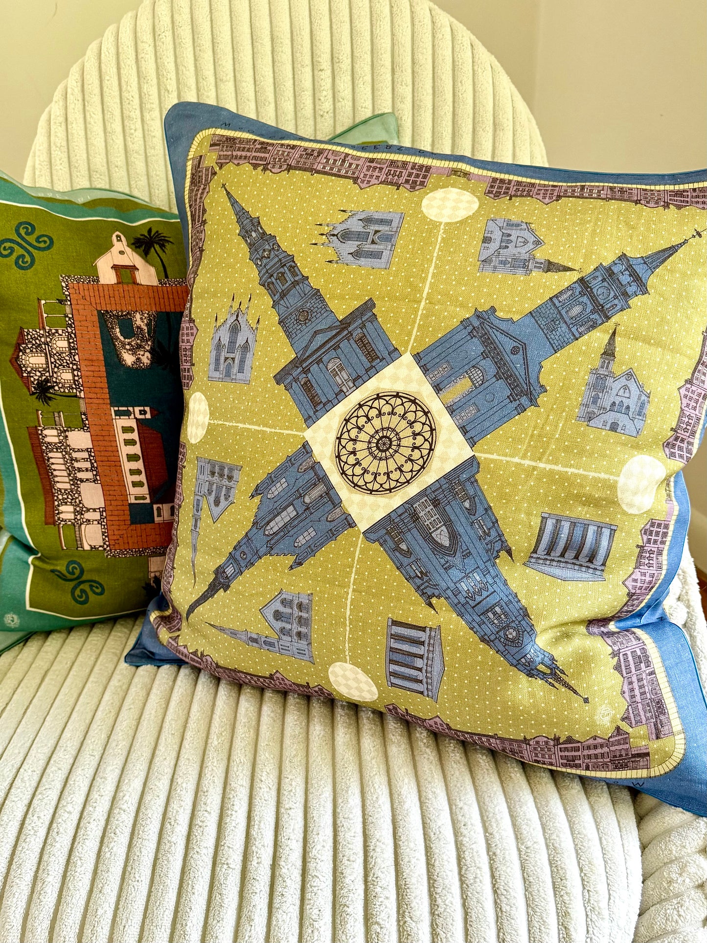 Charleston Linen Pillow Cover