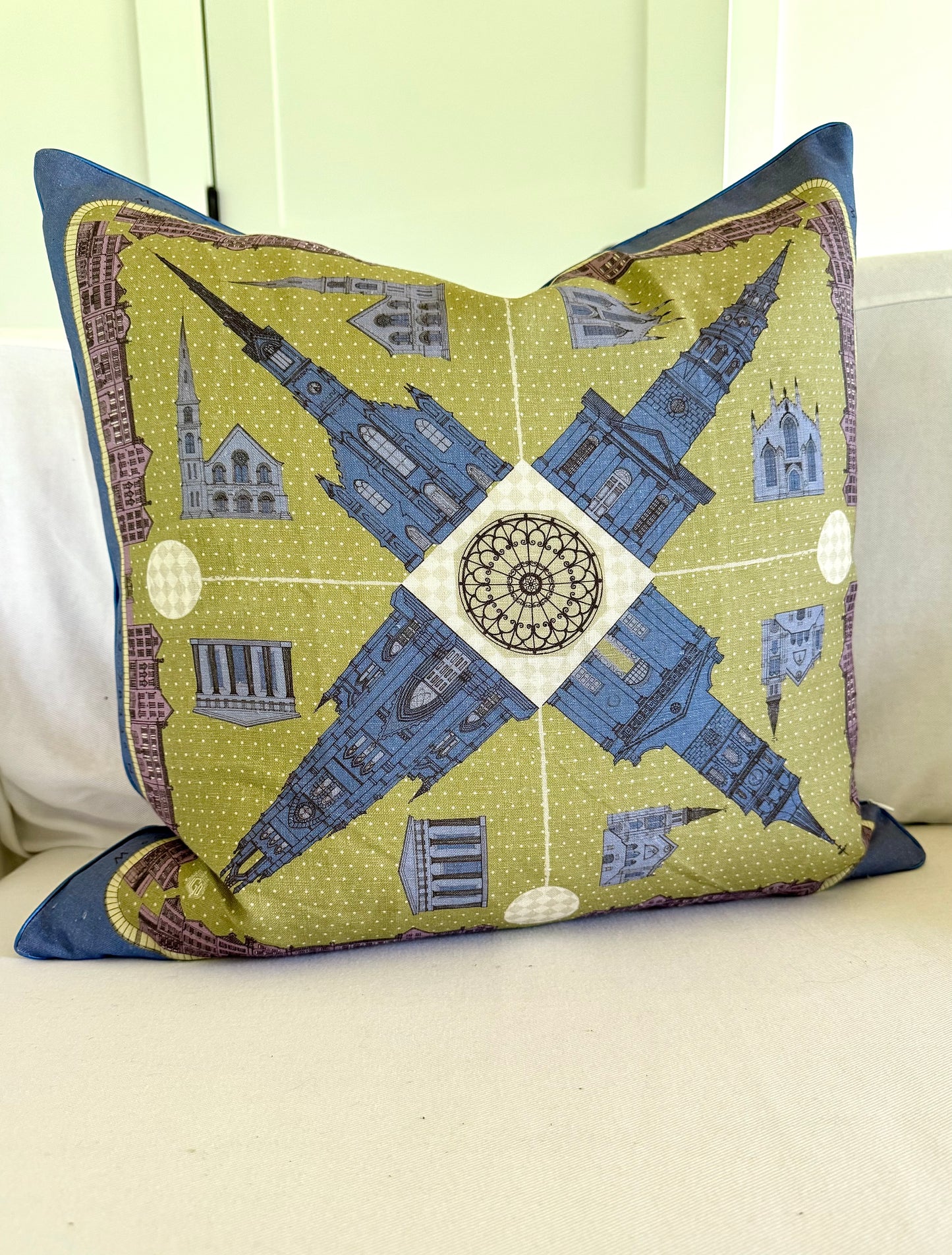 Charleston Linen Pillow Cover