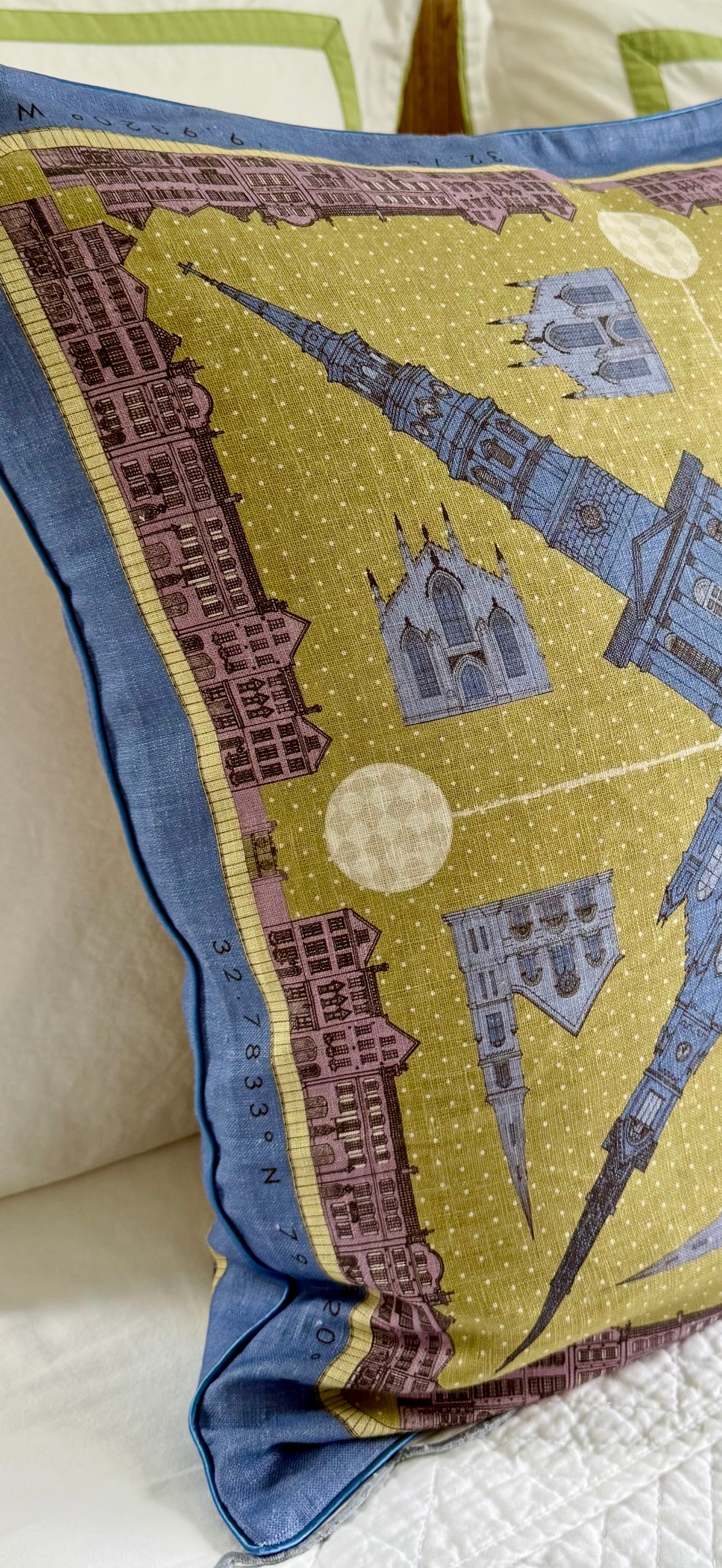 Charleston Linen Pillow Cover